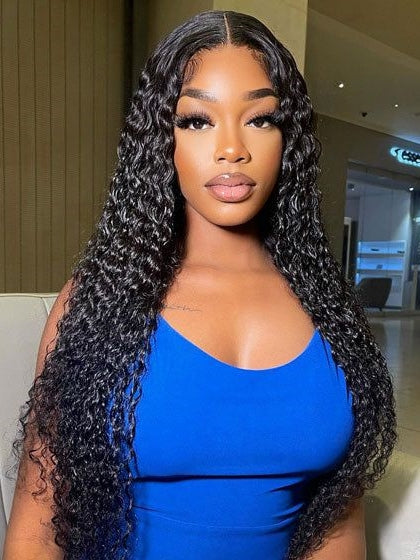 Dorsanee 250 Density Water Wave Hair 13x6 HD Lace Front Wet Wavy Human Hair Wigs