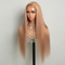 Dorsanee Strawberry Blonde 13X4 Lace Front Bone Straight Body Wave Human Hair Wigs