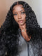 Dorsanee Water Wave 4x4 Lace Closure Human Hair Wigs Virgin Hair 250% Density