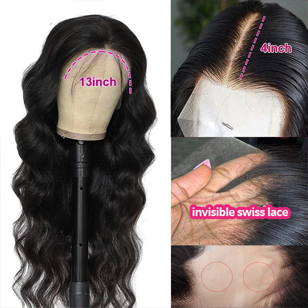 Body Wave 13x4 HD Lace Front Undetectable Lace With Baby Hair Wigs - Dorsanee Hair