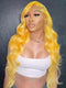 Dorsanee Yellow 200 Density 13×4 Lace Frontal Body Wavy Human Hair Wigs