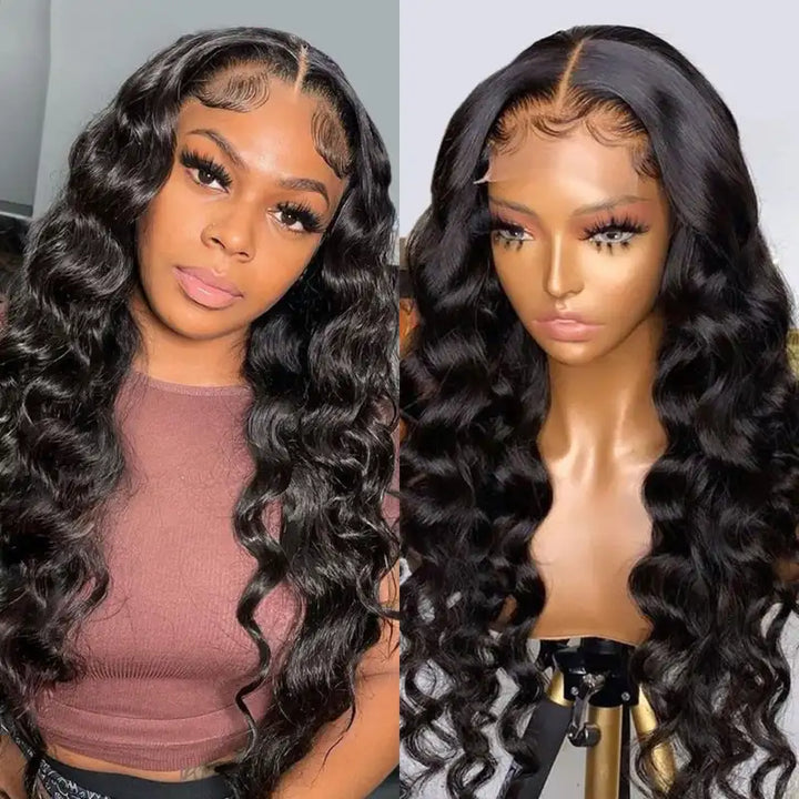 Dorsanee Hair 6x6 HD Invisible Lace Closure Wig Loose Wave 100% Virgin Human Hair Wig