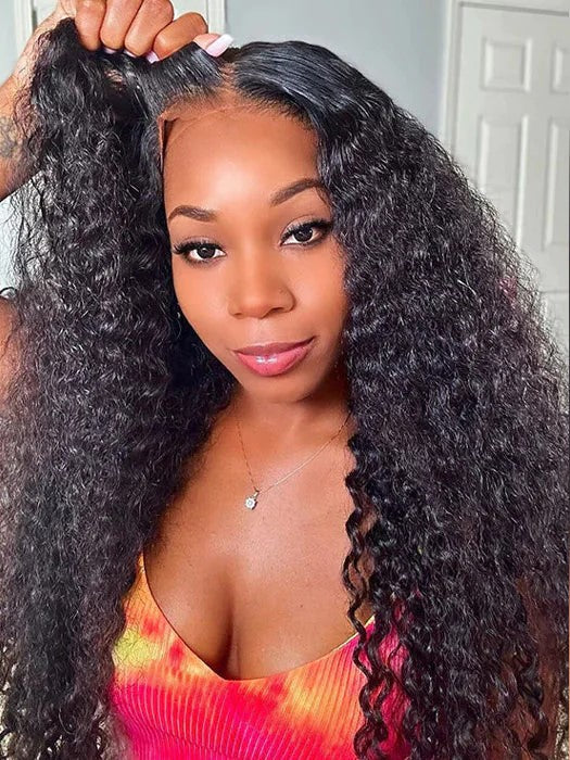 28 Inch Water Wave Wig 5x5 Lace Closure Wig Wet and Wavy Hd Lace Wigs Pre Plucked