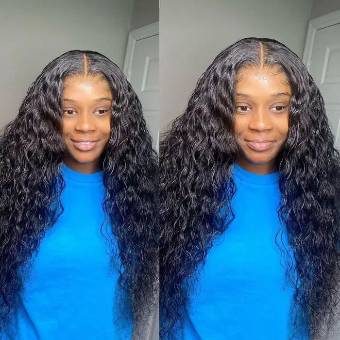 Dorsanee Hair Water Wave 6×6 Pre Plucked Wet and Wavy Lace Closure Wigs for Full Head Human Hair Wig