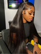Dorsanee 42 40 38 36 34 32 30 inch Bone Straight 13x4 Lace Front Virgin Human Hair Wig
