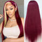 Dorsanee Hair Skunk Stripe 99j Burgundy Blonde 13x4 Lace Front Wig Straight Human Hair Wigs