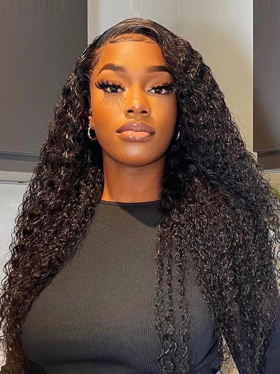 Dorsanee Pre Plucked 13x4 Transparent Lace Front Kinky Curly Virgin Human Hair Wig