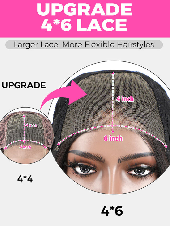 Melted Transparent Lace Deep Wave Wigs Human Hair HD Lace Closure Wig