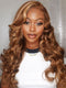 Dorsanee Wear Go Glueless Honey Blonde Brown Highlights Body Wave 6x4 Pre Cut Lace Human Hair Wigs