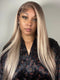Dorsanee P18/613 Blonde Light Brown Highlight 13x4 Lace Front Straight Human Hair Wigs(bigekane's Pick)
