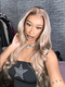 Exclusive Original Blonde Highlight Lace Front Human Hair Wigs #P18/613 Blonde Hair with Highlights for Sale