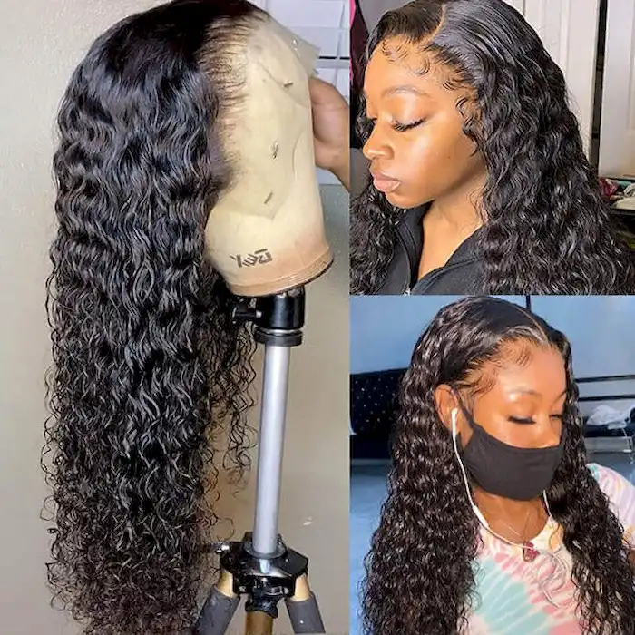 Dorsanee Hair Water Wave 13x6 HD Lace Front Human Hair Wigs For Black Women Human Hair Wig