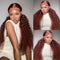 Dorsanee Hair Reddish Brown Auburn Color Jerry Curly Hair 13x4 HD Lace Front Human Hair Wig For Black Women-buy one get one