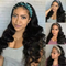 Dorsanee Hair Headband Wig Body Wave Human Hair Wigs