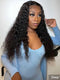 Deep Wave HD Transparent Lace Frontal Wigs Deep Curly Invisible HD Lace Wig