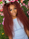 Dorsanee Chestnut Chocolate Brown Jerry Curly 13x4 HD Lace Front Human Hair Wig
