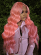 Dorsanee 200 Density Pink Body Wave 13x4 HD Lace Front Virgin Human Hair Wigs
