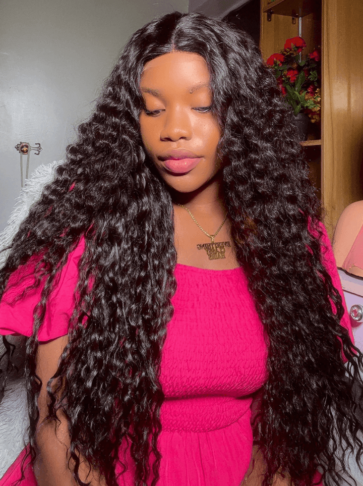 Dorsanee 250 300 Density Burmese Curly Soft 13x4 HD Lace Front Human Hair Wigs