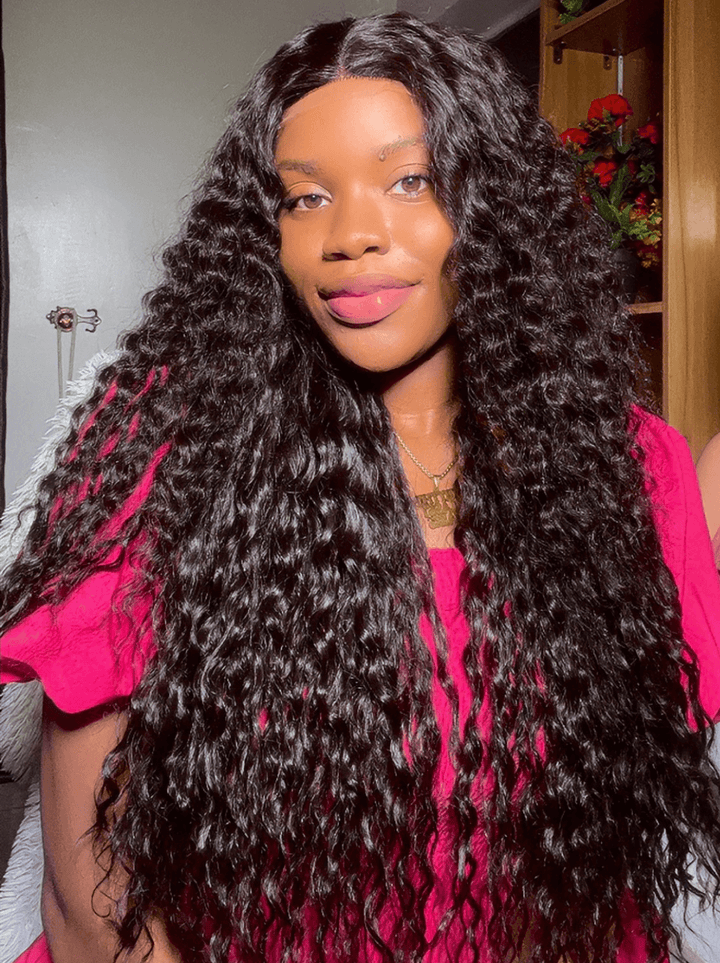 Dorsanee 250 300 Density Burmese Curly Soft 13x4 HD Lace Front Human Hair Wigs