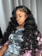 Dorsanee 250 300 Density Loose Deep Wand Curl 13x4 HD Lace Front Human Hair Wig