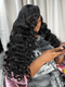 Dorsanee 250 300 Density Loose Deep Wand Curl 13x4 HD Lace Front Human Hair Wig