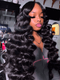 Dorsanee 300 Density Loose Deep Curls 13x4 HD Lace Front Virgin Human Hair Wigs