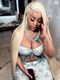 Dorsanee 613 Blonde Bone Straight 200 Density 13x4 Lace Front Hair Wig