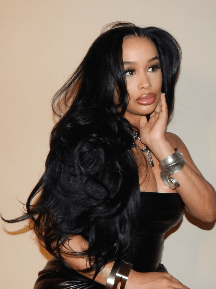 Dorsanee Curtain Bangs Body Wave 13x4 Transparent HD Lace Front Human Hair Wigs