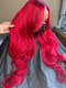 Dorsanee Hot Pink Red 13x4 HD Lace Front Virgin Remy Human Hair Wigs