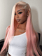 Dorsanee Ombre Blonde Light Pink Bone Straight 13x4 Lace Front Human Hair Wigs
