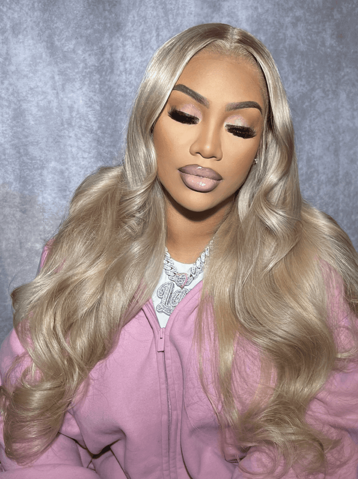 Dorsanee Strawberry Platinum Honey Blonde Body Wave Virgin Remy Human Hair Wigs