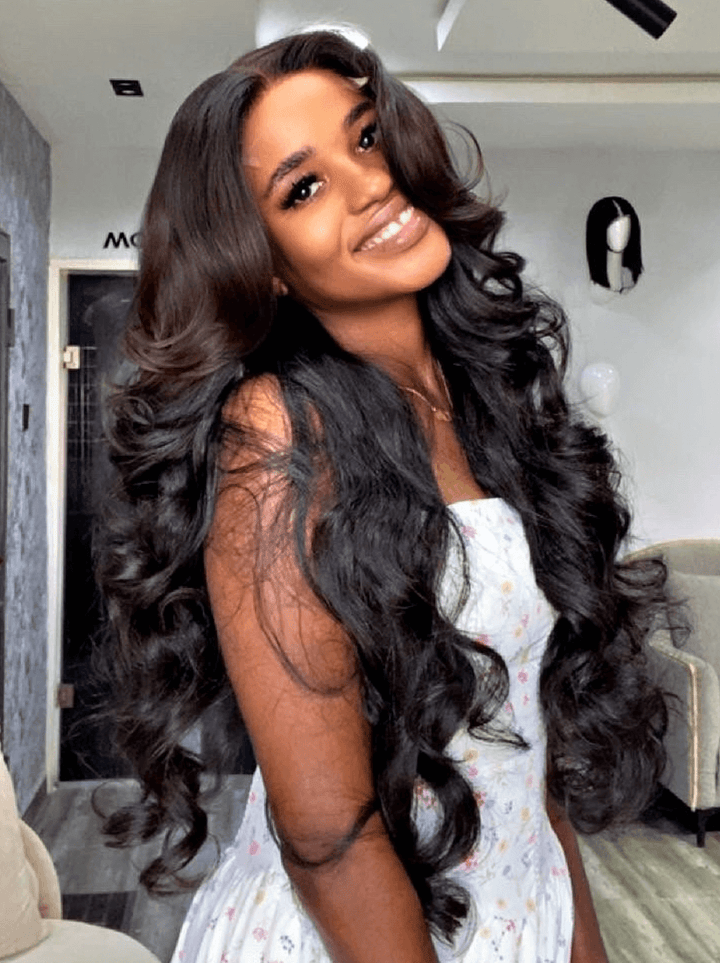 Dorsanee 250 300 Density Body Wave 13x4 HD Lace Front Virgin Human Hair Wigs