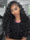 Dorsanee 250 300 Density Bouncy Wand Curls 13x4 Lace Front Virgin Human Hair Wigs