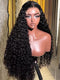 Dorsanee 250 300 Density Burmese Curly 13x4 Lace Front Virgin Human Hair Wigs