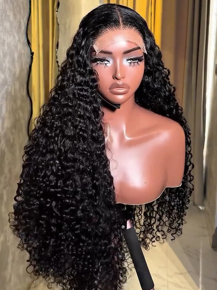 Dorsanee 250 300 Density Burmese Curly 13x4 Lace Front Virgin Human Hair Wigs