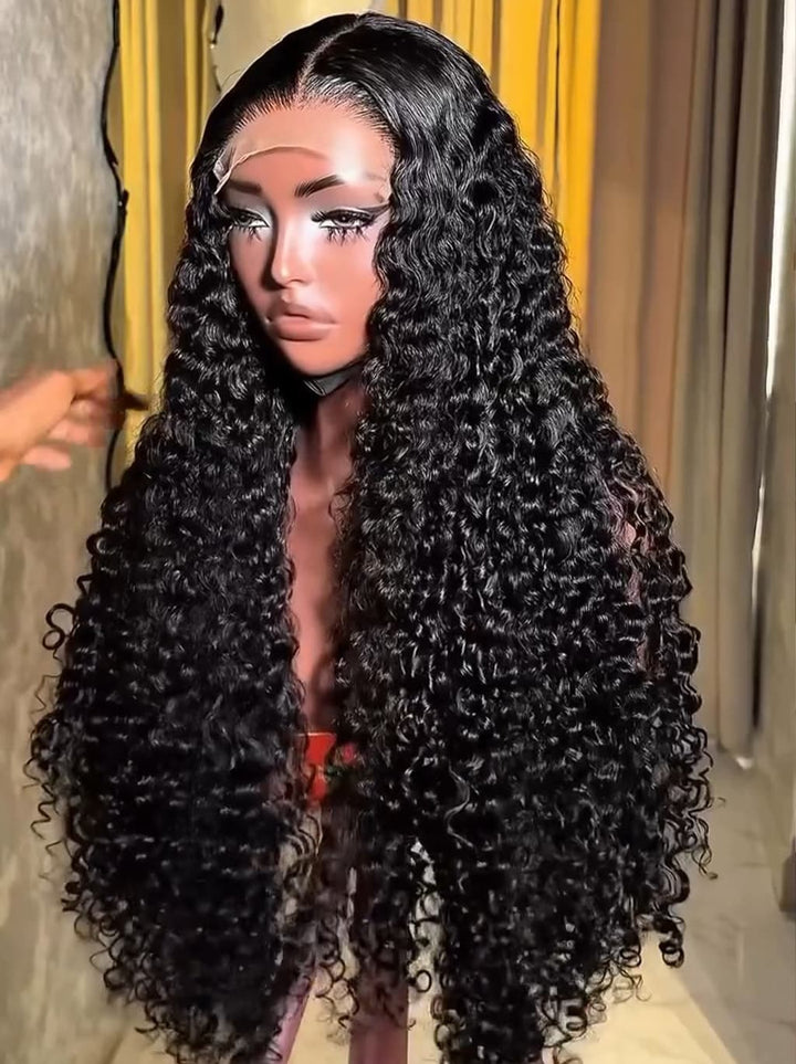 Dorsanee 250 300 Density Burmese Curly 13x4 Lace Front Virgin Human Hair Wigs