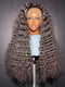 Dorsanee 250 300 Density Natural Fluffy Deep Wave 13x4 Lace Front Human Hair Wig