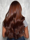 Dorsanee 250 300 Density Reddish Brown 13x4 Lace Front Virgin Human Hair Wigs