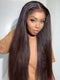 Dorsanee 250 300 Density Yaki Kinky Straight 13x4 Lace Front Human Hair Wigs