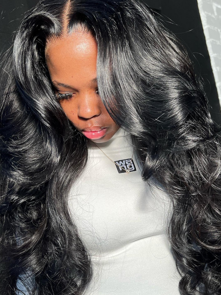 28=$199 💥 Dorsanee 13x4 Water Deep Wave HD Lace Frontal Human Hair Wigs Natural Color