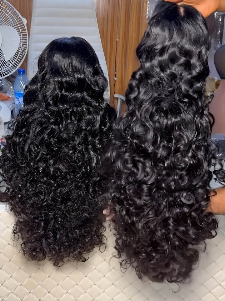 Dorsanee 300 Density Bouncy Loose Wave 13x4 Lace Front  Virgin Human Hair Wigs