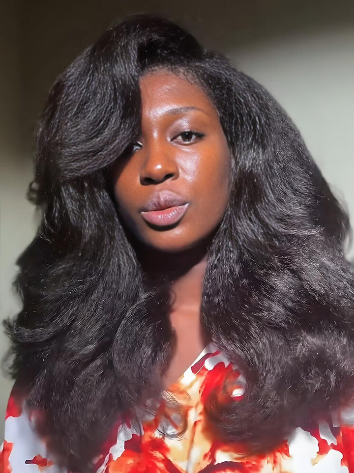 Dorsanee 300 Density Yaki Loose Body Wave Premium Virgin Human Hair Wigs