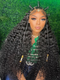 Dorsanee 360 Full Lace Frontal Bohemian Crimped Deep Wave Human Hair Wigs