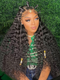 Dorsanee 360 Full Lace Frontal Bohemian Crimped Deep Wave Human Hair Wigs