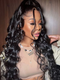 Dorsanee 360 Ventilated Full Lace Frontal Loose Wave Curls Virgin Human Hair Wigs