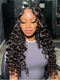 Dorsanee 360 Ventilated Lace Frontal Loose Deep Wave Wand Curls Virgin Human Hair Wigs