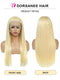 Dorsanee #613 Blonde 13x4 HD Lace Front Wig Straight Lace Frontal Brazilian Human Hair Wig Product Detail