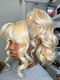 Dorsanee Full Lace Front 613 Blonde Straight Body Wave Human Hair Wigs