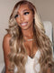 Dorsanee Balayage P4/613 Blonde Brown Highlights 13x4 Lace Front Body Wave Human Hair Wigs