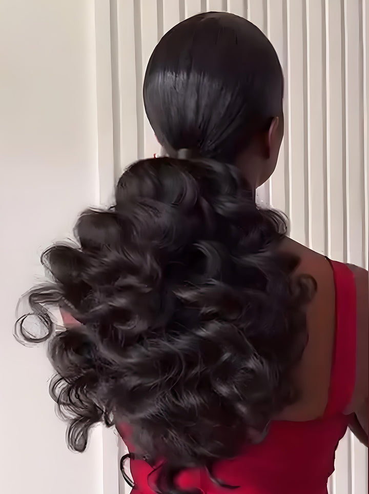 Dorsanee Bouncy Loose Wave Curls  13x4 Lace Front Human Hair Wigs 250 300 Density